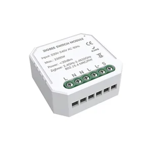 Tuya WiFi & Zigbee Wireless Mini Switch Module Smart Home Product with Remote & Voice Control Bar Design for TV Use