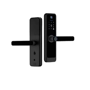 Tuya WiFi & for APP Camera Aluminum Smart Lock Cloud Storage Fingerprint Password Card Key Access for Wood Steel Doors