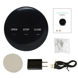 Tuya WiFi for Smart Door Opener Remote Gate Controller 5000m Range for Roller Sliding Swing Doors Smartphone App Control