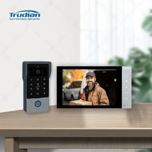 Tuya Wifi 2 Wires Office Video Doorbell Intercom Interphone Smart Video Phone System Door Bell with Security Camera for Villa