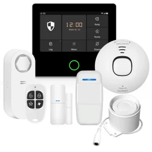 Tuya Wifi Gsm 4G Wireless Smart Safe Automation Home Monitor Security Alarm System Compatible with Alexa Google Home