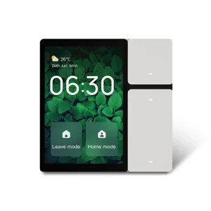 Tuya Wifi Smart Home 3.5 Inch EU Type Smart Inwall Multifunction Central Control Panel with Ble Gateway Build in