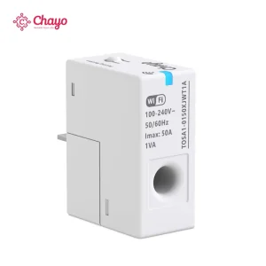 Tuya Wifi Smart Power Monitoring Accessory Current Transfer 1P 50A for Smart Home Distribution Box DIN Rail MCB
