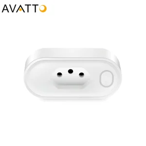 Tuya Wifi Smart Power Socket Plug Brazil with Power Energy Monitoring APP Alexa Google Home Voice Control