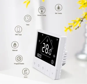 Tuya Wifi Smart Thermostat 16A Temperature Controller Electric Warm Floor Heating Room Thermostat Works with Google Home Alexa