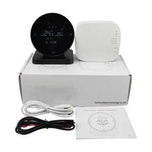 Tuya Wireless Touchscreen Panel Thermostat Scene Remote for Bathroom Under Floor Heating System Zigbee Gateway Hub Smarthome Kit