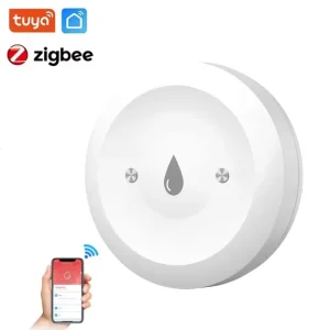 Tuya ZigBee WiFi Smart Water Sensor Leak Detector Flood Alarm with Zigbee Gateway CE FCC Certified 3 Year Warranty
