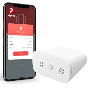 Tuya Zigbee 3in1 Smart Sensor with Vibration Tilt Drop Detection IP67 Waterproof Real Time Alarm for Smart Home App Control