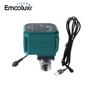 Tuya Zigbee Motorized Water Valve DN25 (1Inch) with Plastics Stainless Steel Remote Shutoff Schedule Via Tuya Smart Application