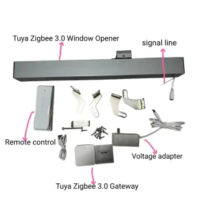 Tuya Zigbee Smart Roof Window Opener Automatic Electric Actuator for Greenhouse Industrial Hotel Use