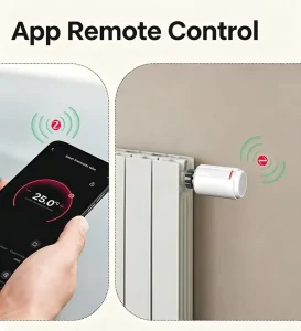 Tuya Zigbee Smart TRV Thermostatic Radiator Valve APP Control