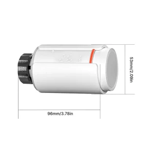 Tuya Zigbee Smart Thermostatic Radiator Valve TRV Voice Control Works with Alexa Google Assistant