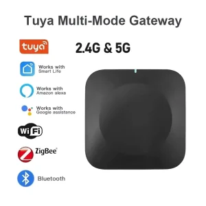 Tuya Zigbee for Gateway 2.4G 5G Dual Band Multi Mode WiFi Smart Gateway Hub Supports 128 Sub Devices Works Tuya Smart Life