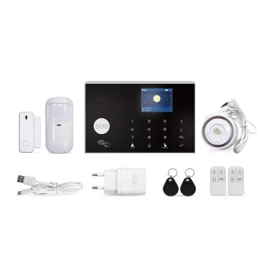Tuyasmart Home 4G GSM WiFi 433MHz Security Safe Burglar Alarm System Alexa/Google Assistant/IFTTT Support Tuya App CE Certified