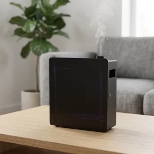 Two-Fluid Electric air Diffuser Aroma 750ml Big Bottle Essential Oil Humidifier Wall Mount Hvac Aroma Diffuser Machine for Hotel