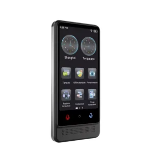 Two-Way Smart Voice Translator with Offline Translation, IPS Touchscreen and Simultaneous Interpretation