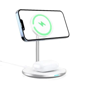New 2-in-1 Wireless Charging Stand, Phone Charger, Fast Charging Station, Type-C Multifunction Charger