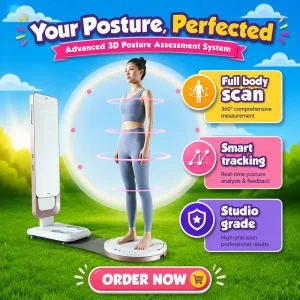 U+300 ai trainer body scanner with bio impedance body composition analysis machine smart fitness products body scanner machine