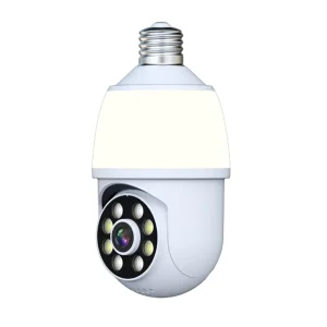 UEMON Smart Home Automation Tuya Wifi Full HD IP Light Bulb Camera with Flood Light