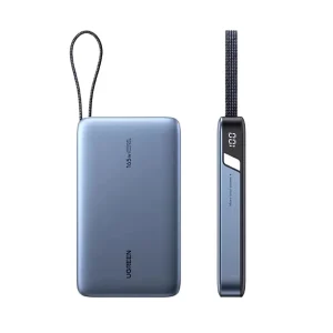 UGREEN Nexode Power Bank 25000mAh 165W Fast Charging With Built in USB C Cable 4 Port Laptop Portable Charger With Two Cable