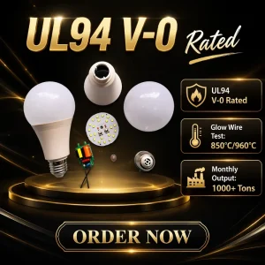 UL94 V0 Flame Retardant PP Granules for LED Light Bulb Housing