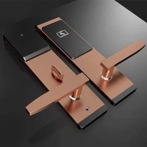 US ANSI Mortise Smart Door Lock System for Hotels Motels Security Cerradura Electronic RFID Management Software Cloud Aluminum