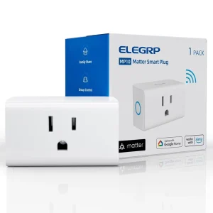 US Certified Mini Smart Outlet Power Tuya Matter Smart Plug Wifi with Apple Home Alexa Google Home