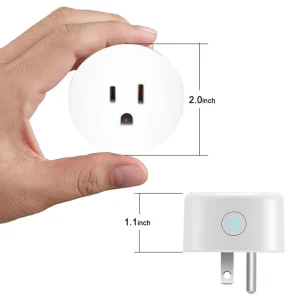 US Mini Smart Plug with Energy Monitoring WiFi Outlet Alexa Google Home 10A 16A Remote Wireless Socket Tuya
