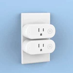 US Plug Smart Socket Dual & WiFi Matter-Compliant OEM Real-Time Power Monitoring Remote Switching for Smart Homes