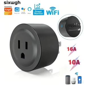 US Smart Power Monitor Plug Wifi Smart Life APP Remote Control Alexa Voice for