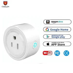 US Standard Mini WiFi Smart Plug Socket 10A AC110V 220V Tuya Smart Life Voice Control (Alexa Google) Customized Outlet Supported