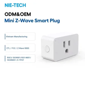 US Standard Z-Wave Plus Smart ON/OFF Outlet Plug 15A 125V ETL FCC Certified for Home Automation Alexa Google Hub SmartThings