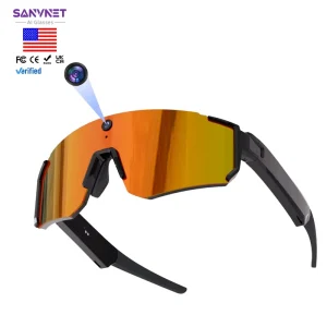 US Stock SNT SOLIS Cycling Glasses With Camera 8MP POV Recording ChatGPT AI Tranlstion Outdoor Smart Glasses