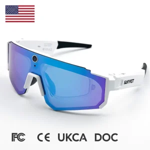 US Stock SNT SOLIS POV Road Cycling Smart Glasses with Camera 8MP Polarized Lenses ChatGPT Outdoor Sports Smart Sunglasses