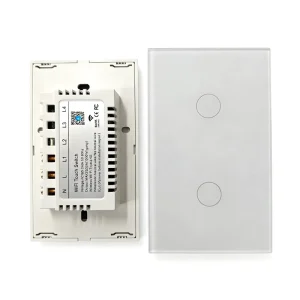 US WiFi Smart Wall Switch 1 2 3 Gang Touch Switch No Neutral Smart Home Interruptor EWelink Alexa Google Home