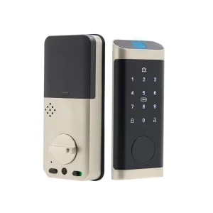 USA Standard Aluminum Alloy Smart Deadbolt Lock with App Automatic WiFi Features Hotels Key for Door Access