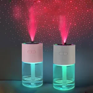 USB 280ml Car Air Humidifier with LED Light New Arrival Water Molecule Diffuser for Household Outdoor and RV Battery Powered YS