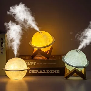 USB Custom Indoor Smart Humidifier Projection Moon Smart Table Lamp Moon