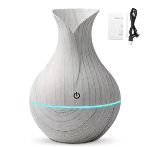 USB Portable Smart Room Air Humidifiers Price 130ml Vase Shape Humidificador 7 Color LED Light Humidifier for Bedroom