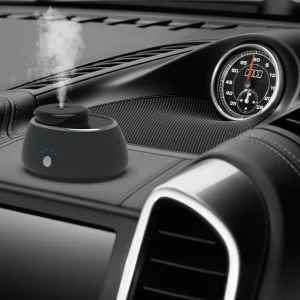 USB Rechargeable Waterless Solar Charging Board Smart Aroma Machine Super Quiet Car Oil Diffuser