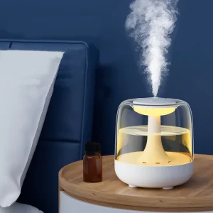USB Timed Humidifier Mini Nightlight 440ml Aromasmoker Small Home Large Capacity Fog Air Purification Mute Bedroom Smart Home YS