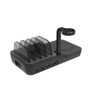 Household Multifunctional Wireless Charger with USB Ports, 4-Port Wireless Charging Station