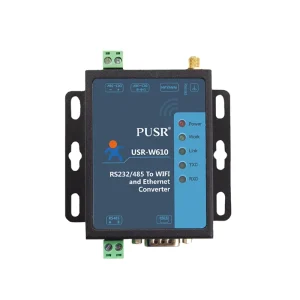 USR W610 Industrial Serial RS232 RS485 to WiFi Ethernet Converter Serial Device Server Modbus RTU to TCP Gateway 1LAN Ports