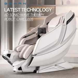 Ultra Relax 8D Robot Care Sonic-Wave Care Massage Chair Advanced Legs Comfortable Sitting&Lying Position Full Body