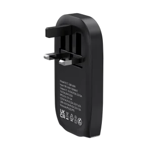 Ultra Slim Fast Travel Adapter GaN Charger, Foldable 65W UK Plug Usb C Wall Charger for Mobile Phone