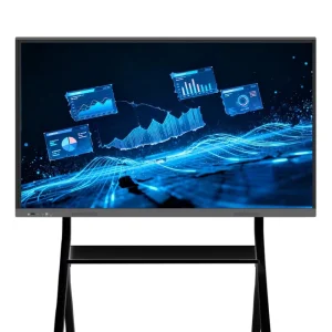 Ultra Smart 75 Inch 4K LED Interactive Board Conference Halls Wireless Screen Casting 20 Touch Pen Collaborative Touchscreen