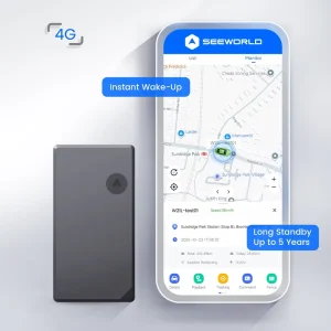Ultra-Thin 4G GPS Asset Tracker Automotive Device with Light Sensor Anti-Theft Alarm