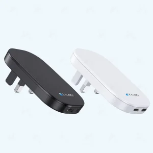 Ultra Thin Fast Travel Chargers & Adapters Foldable 35W Dual Type C Port UK Plug Wall Charger PD GaN Charger for Mobile Phone