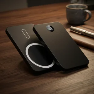 Ultra Thin Mini Portable Slim Wireless Magnetic Power Bank 10000mAh for Phone