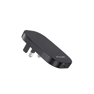 Ultra Thin Travel Chargers & Adapters, Foldable 35W Dual Type C Port UK Plug Wall Charger for Mobile